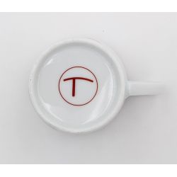 Tasse a café origine Europe, décoré en France.